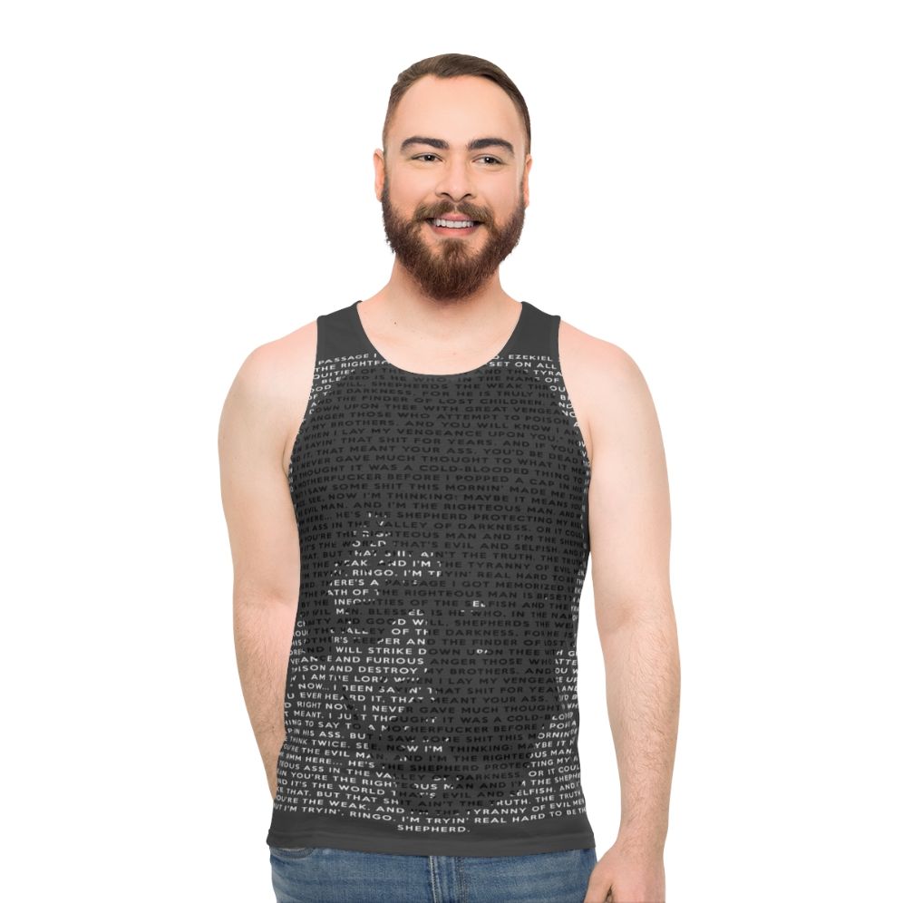 Ezekiel 25:17 Unisex Pulp Fiction Tank Top
