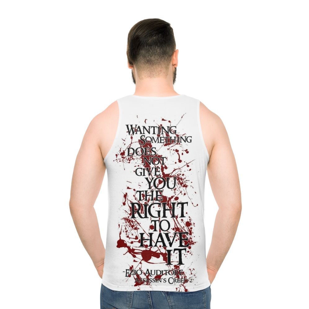 Ezio Auditore Assassin's Creed Unisex Tank Top