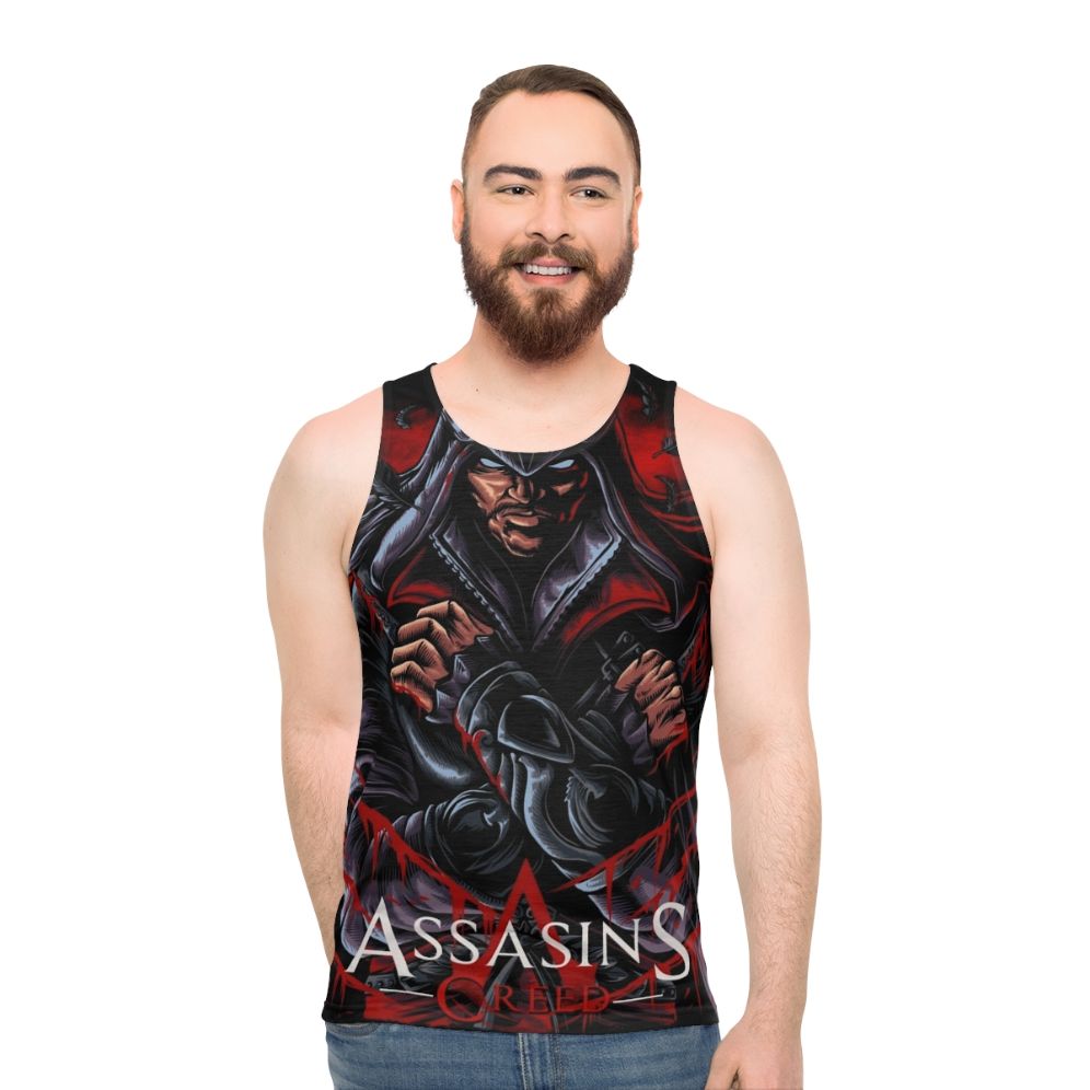 Ezio Auditore Assassin's Creed Unisex Tank Top