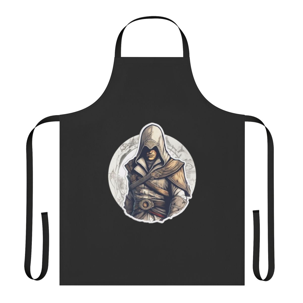 Assassins Creed Ezio Auditore inspired apron featuring the iconic character