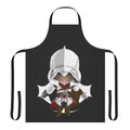 Assassins Creed-themed apron featuring the iconic character Ezio Auditore