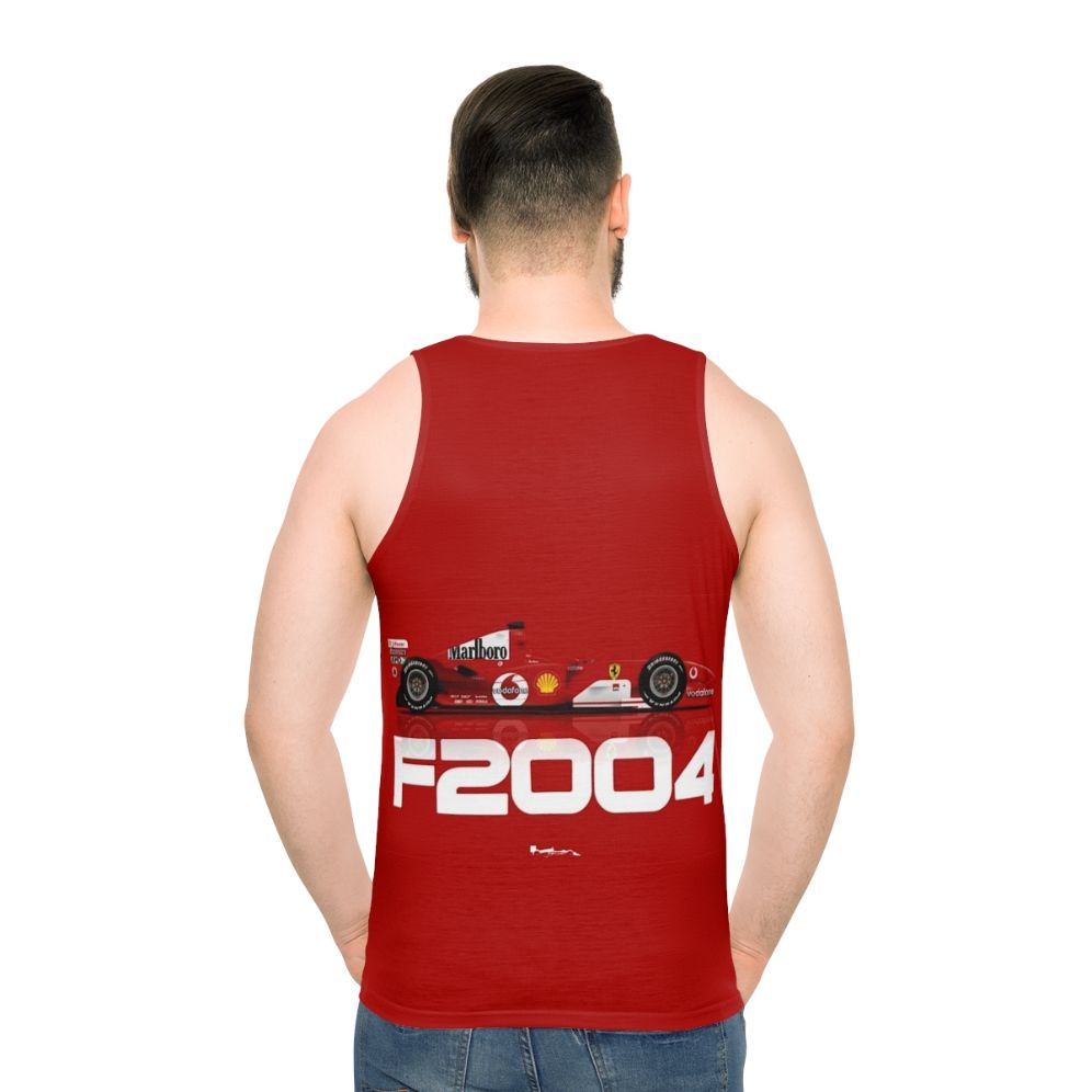 F2004 Formula 1 racing unisex tank top