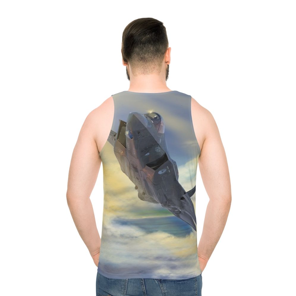 F-35 military aircraft tank top
