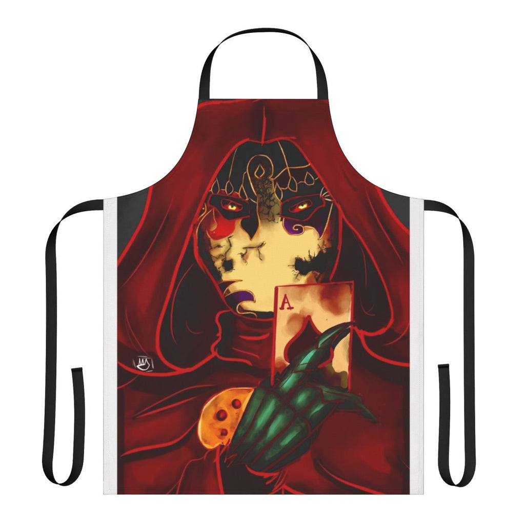 Fable video game-themed apron with Jack of Blades design