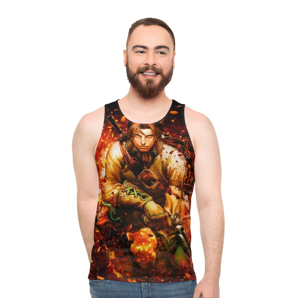 Fable 2 gaming vintage fantasy unisex tank top