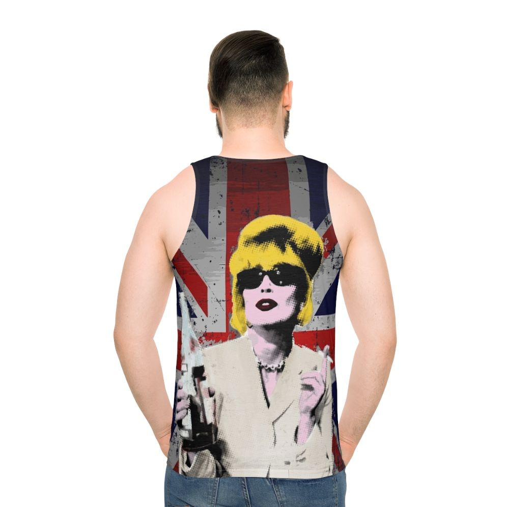Fabulous unisex tank top with pop art inspired retro British design