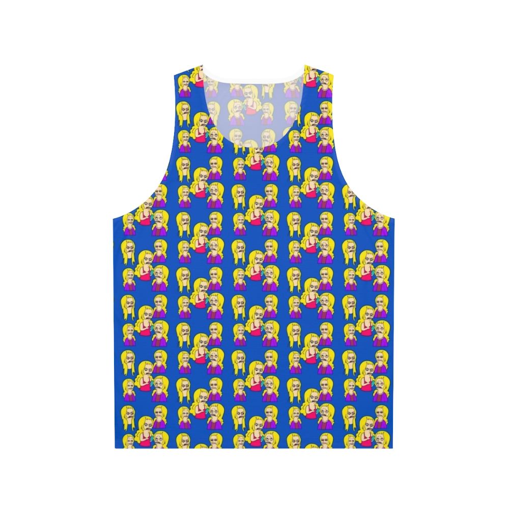 Faces of Lola Big Mouth Netflix Cartoon Unisex Tank Top
