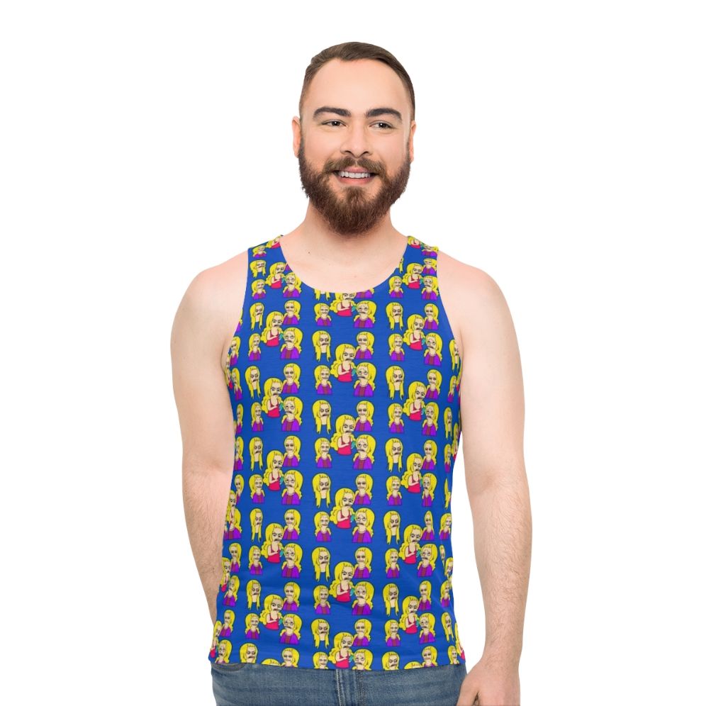 Faces of Lola Big Mouth Netflix Cartoon Unisex Tank Top