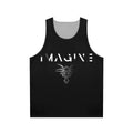 Fading dragon unisex tank top design