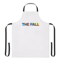Apron featuring the fall band logo and mark e smith artwork