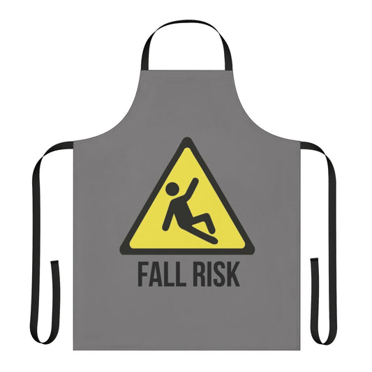 A white apron designed to help prevent falls for elderly and at-risk patients