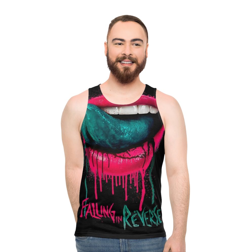 Falling In Reverse Lips Unisex Tank Top