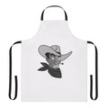 Fallout New Vegas inspired kitchen apron featuring the iconic Securitron robot