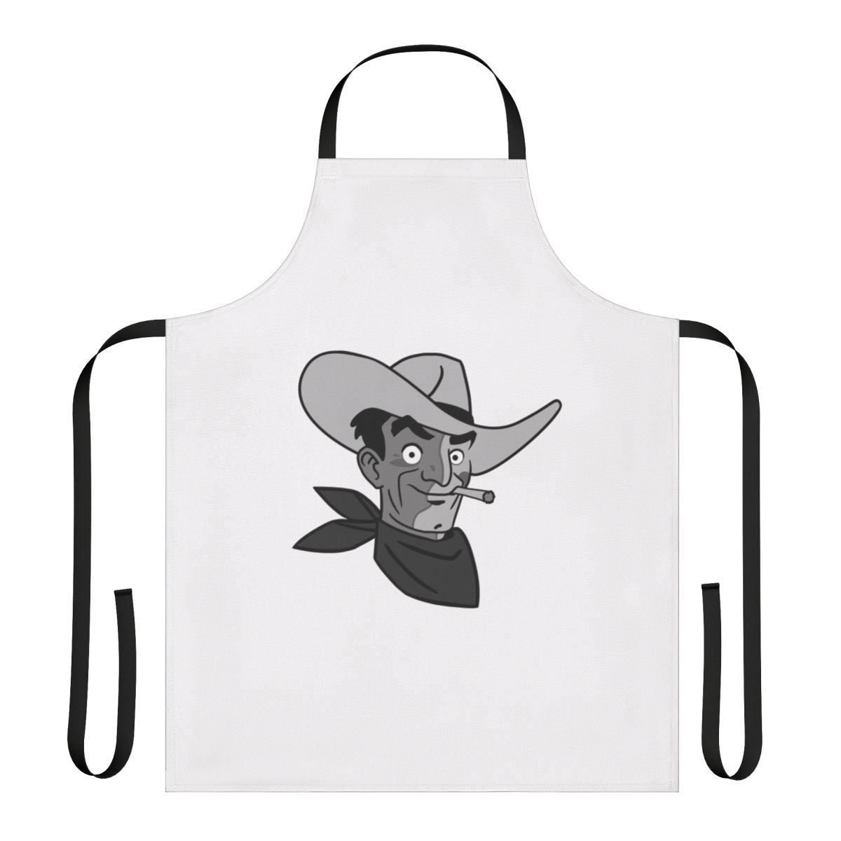 Fallout New Vegas inspired kitchen apron featuring the iconic Securitron robot