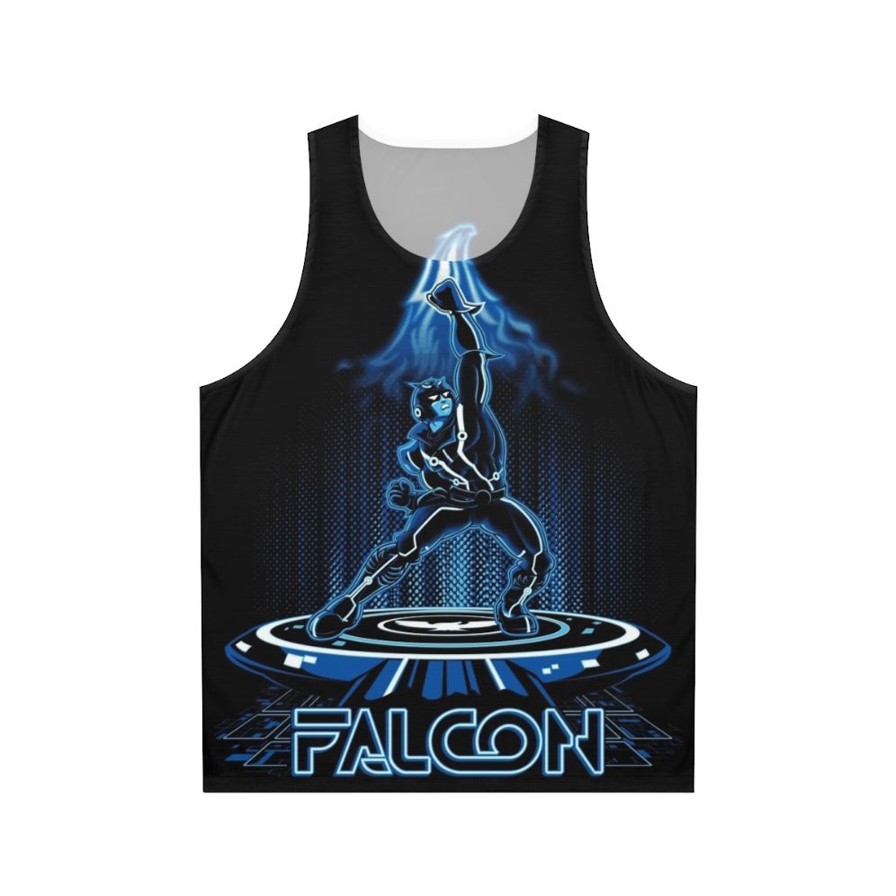 Faltron unisex videogame inspired 80s retro tank top