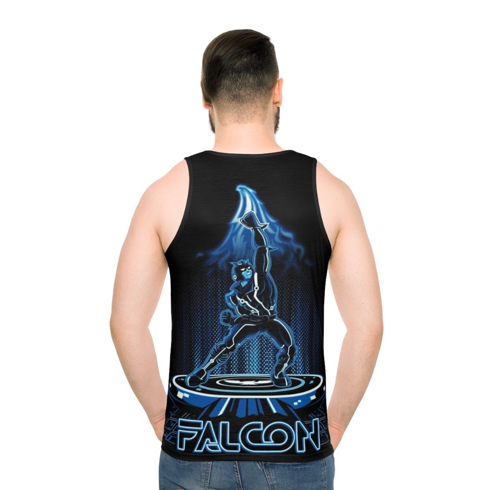 Faltron unisex videogame inspired 80s retro tank top