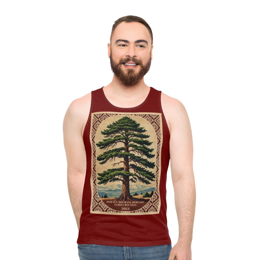 Family Reunion Unisex Tank Top with Horany Design 2024