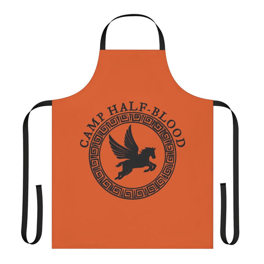 A high-quality apron featuring the iconic Camp Half-Blood logo, inspired by the Percy Jackson book and movie series.