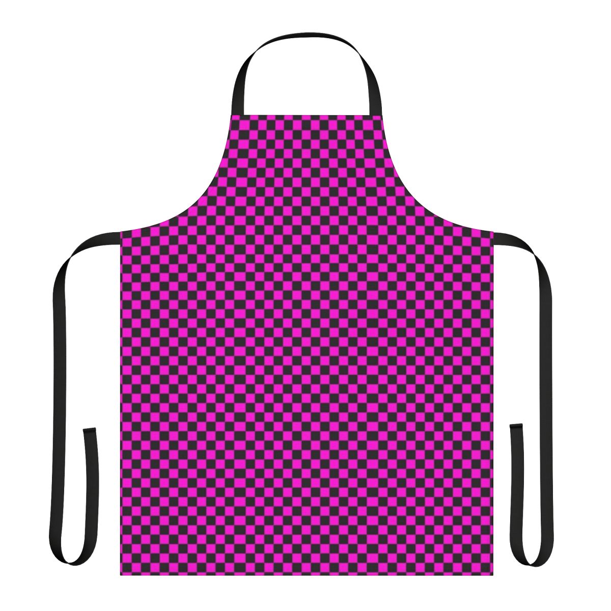 An image of a Missing Texture themed apron featuring the iconic Missing Texture symbol from the Half Life and Garry's Mod video games.
