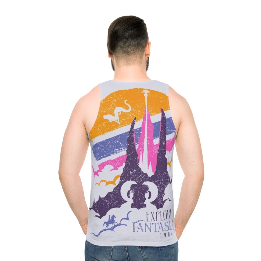 Fantasia Unisex Fantasy Tank Top with Falkor the Luckdragon