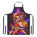 A fantasy-inspired maid apron with insect motifs, perfect for cosplay and dress-up