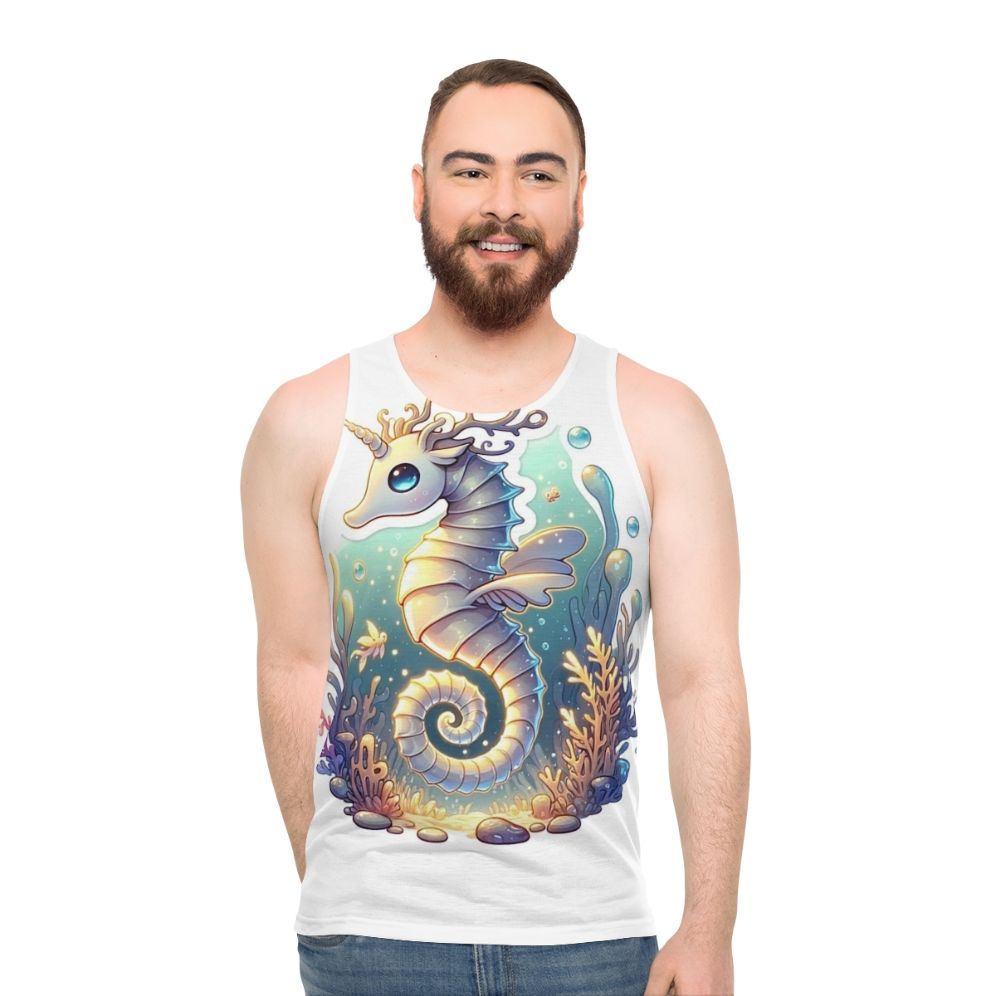 Unisex tank top featuring enchanting fantasy animals