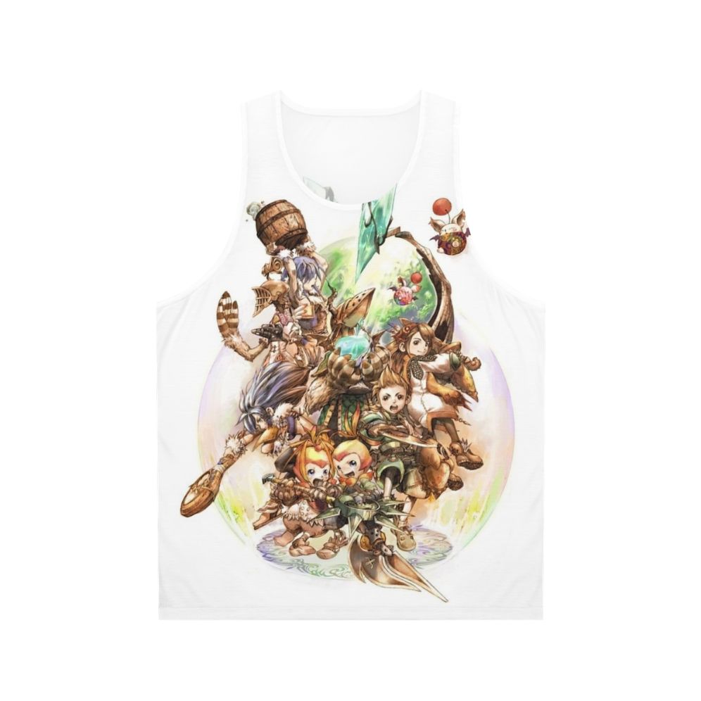 Fantasy crystal unisex tank top for RPG adventures