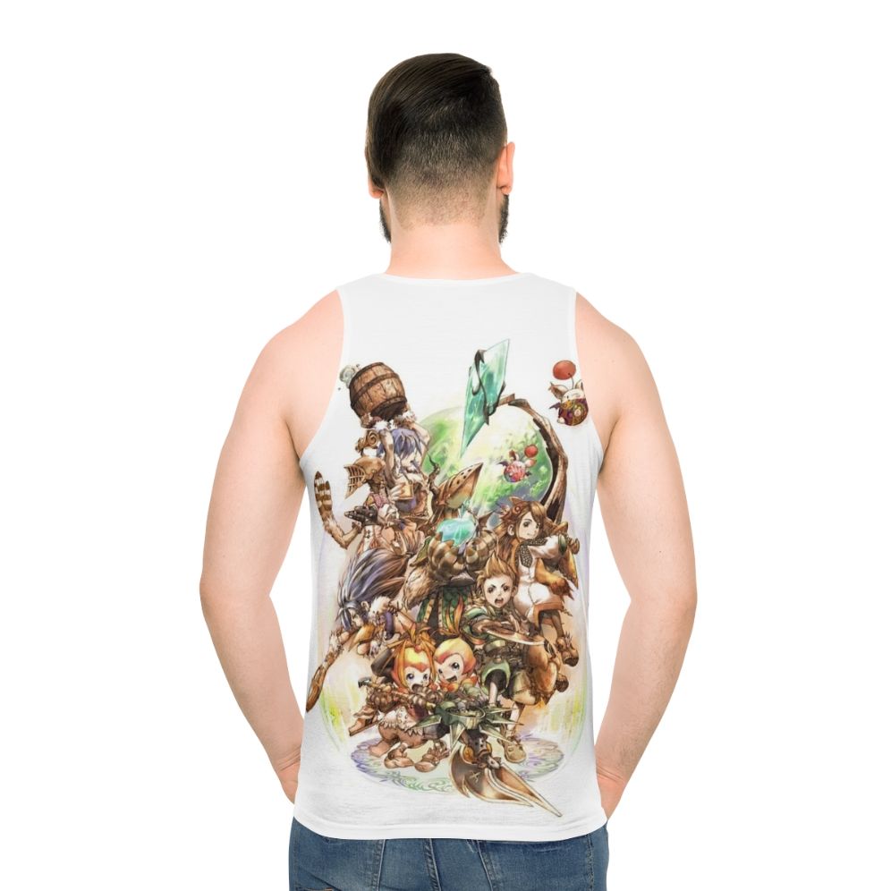 Fantasy crystal unisex tank top for RPG adventures