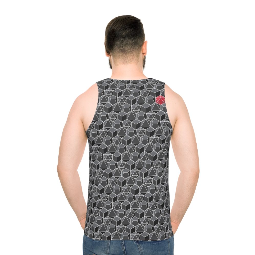 Fantasy dice pattern unisex tank top