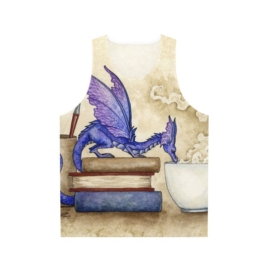 Fantasy dragon unisex tank top