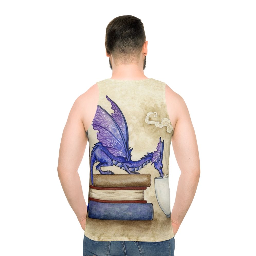 Fantasy dragon unisex tank top