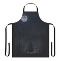 Fantasy inspired apron featuring warriors landscapes design, suitable for gamers and fans of Bloodborne and Dark Souls