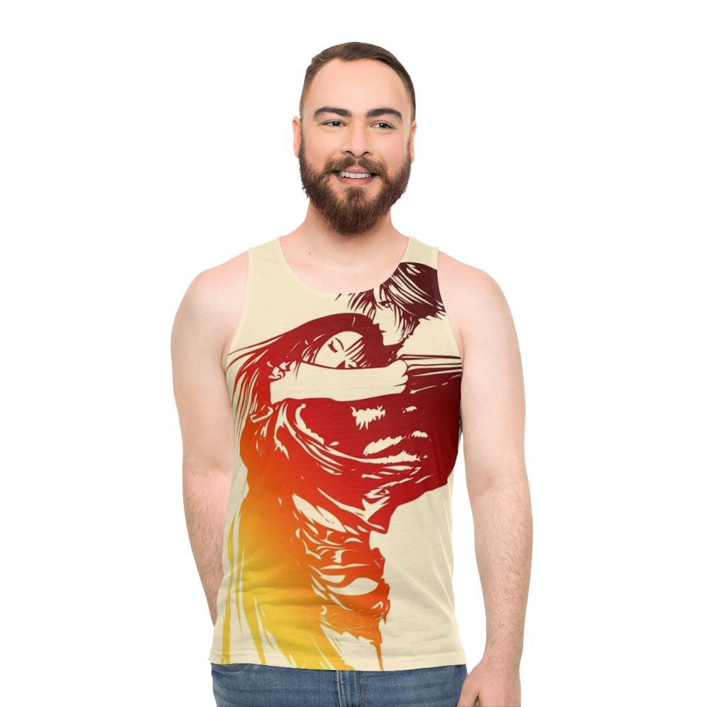 Fantasy logo unisex anime tank top
