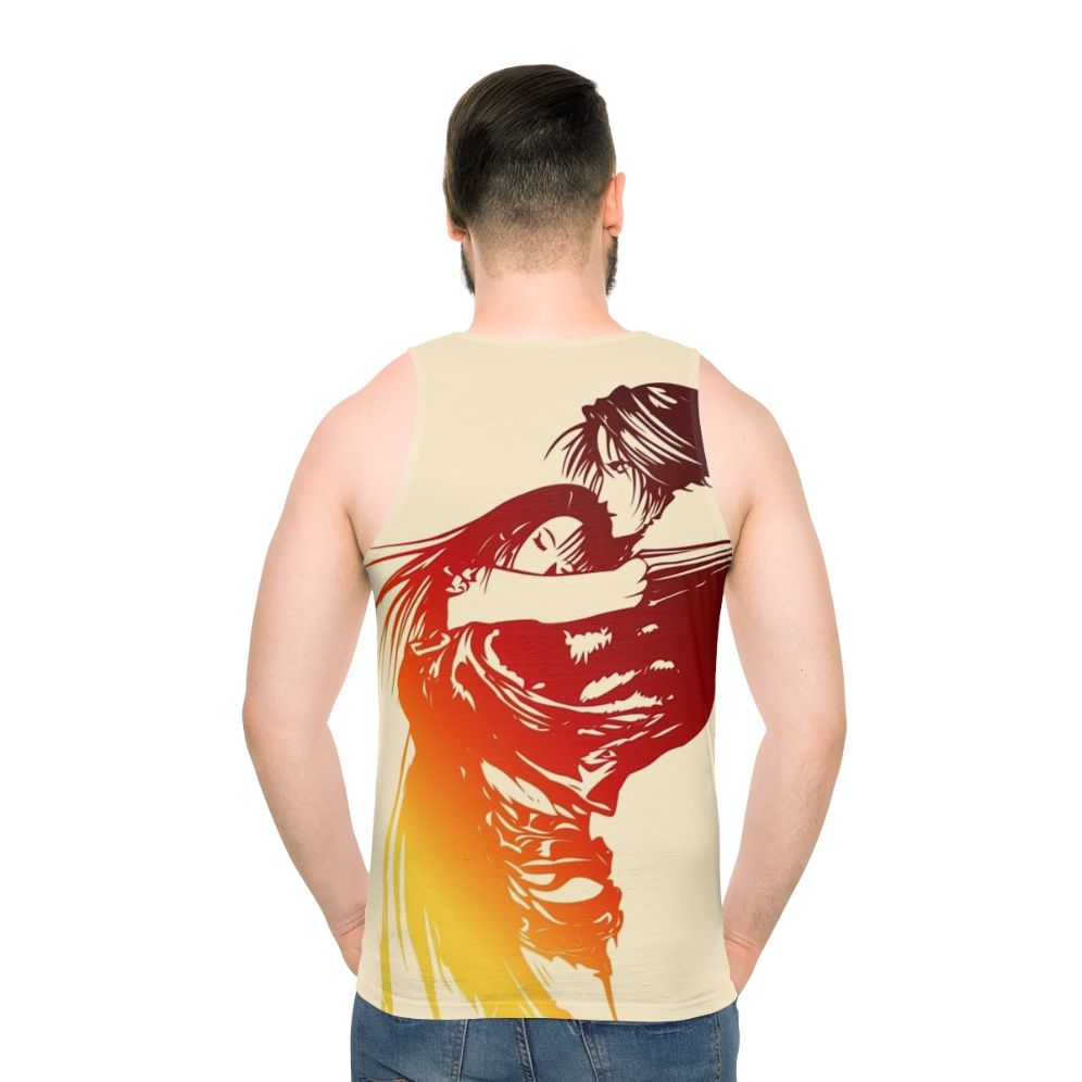 Fantasy logo unisex anime tank top