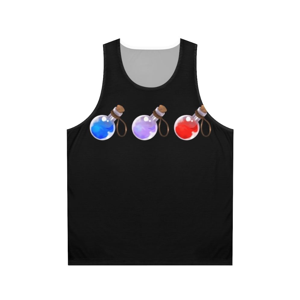 Unisex fantasy potion tank top with cute design
