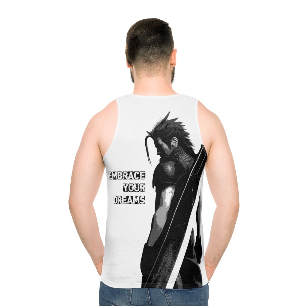 Fantasy inspired unisex tank top with video game characters