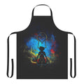 Fantasy video game inspired apron featuring Sora's keyblade and space design