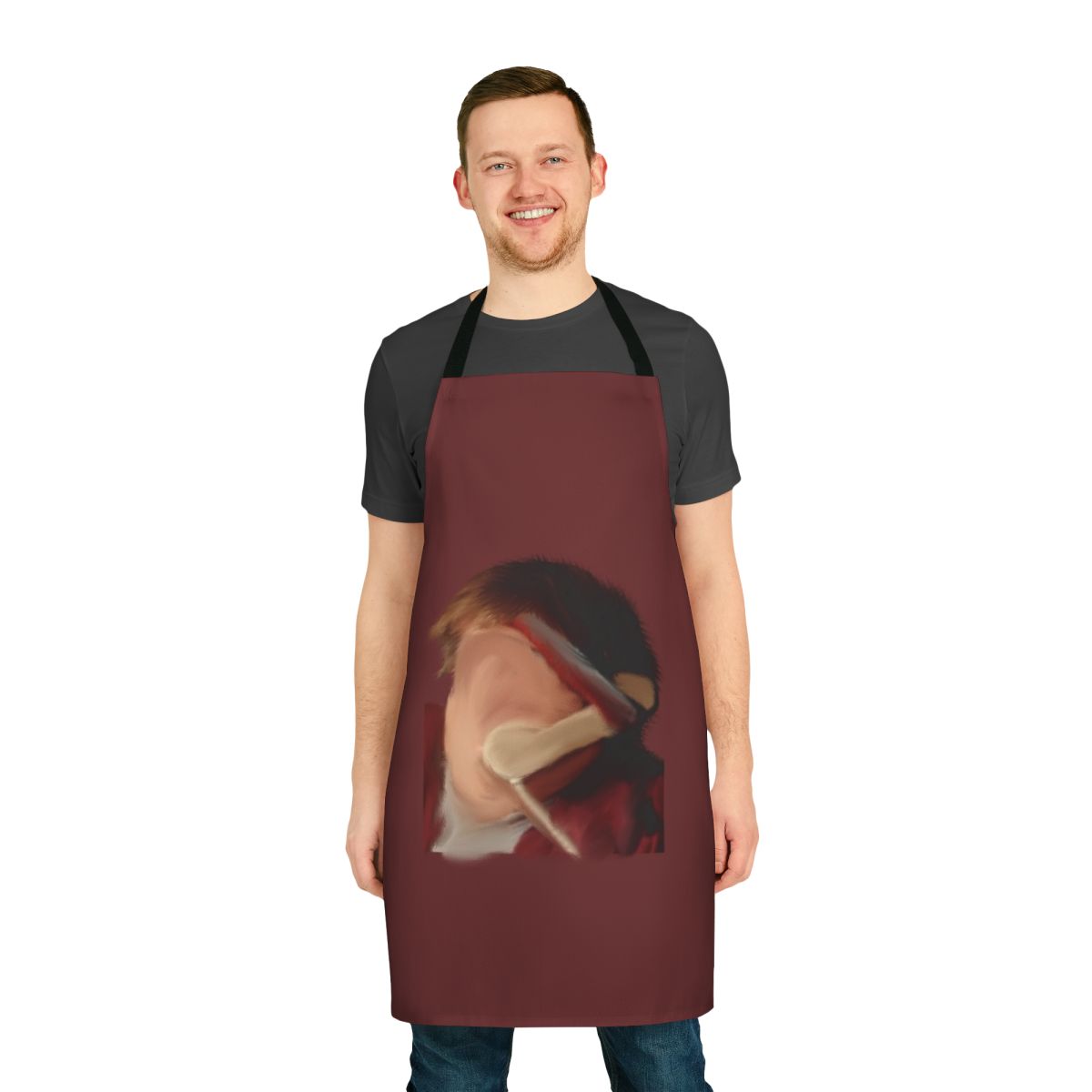 Farley Inspired Art Interpretation Apron featuring the comedy legend Chris Farley