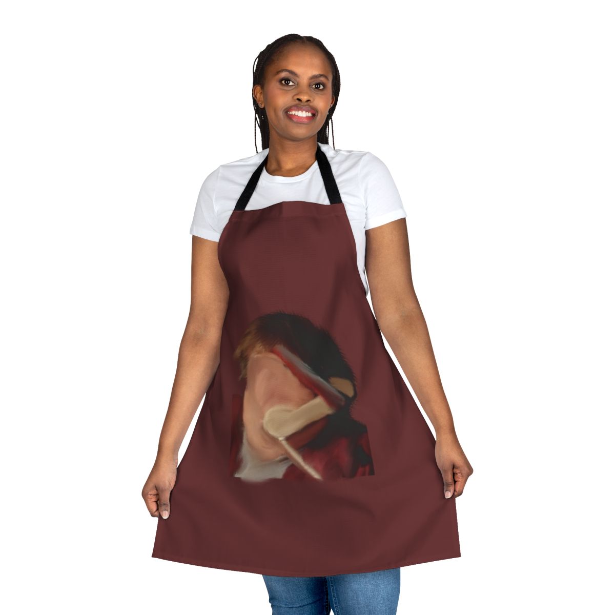 Farley Inspired Art Interpretation Apron featuring the comedy legend Chris Farley