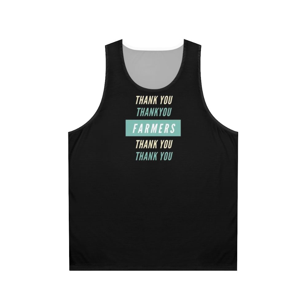Farmer appreciation unisex tank top