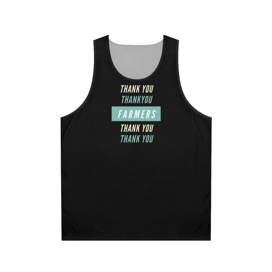 Farmer appreciation unisex tank top