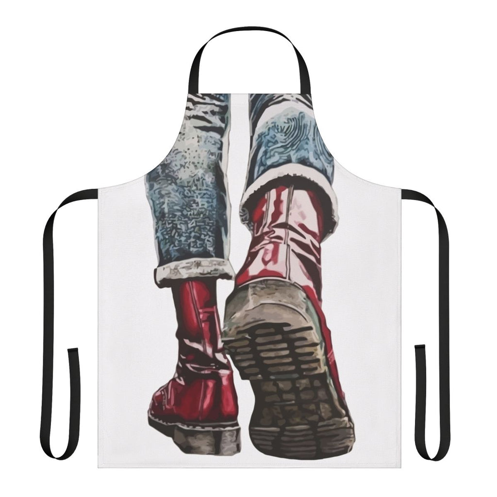 Skinhead Boots Apron - Stylish and Practical for any Kitchen or Garage Task