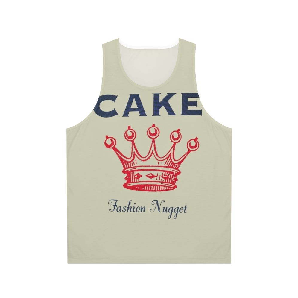 Unisex fashion tank top with music album graphic