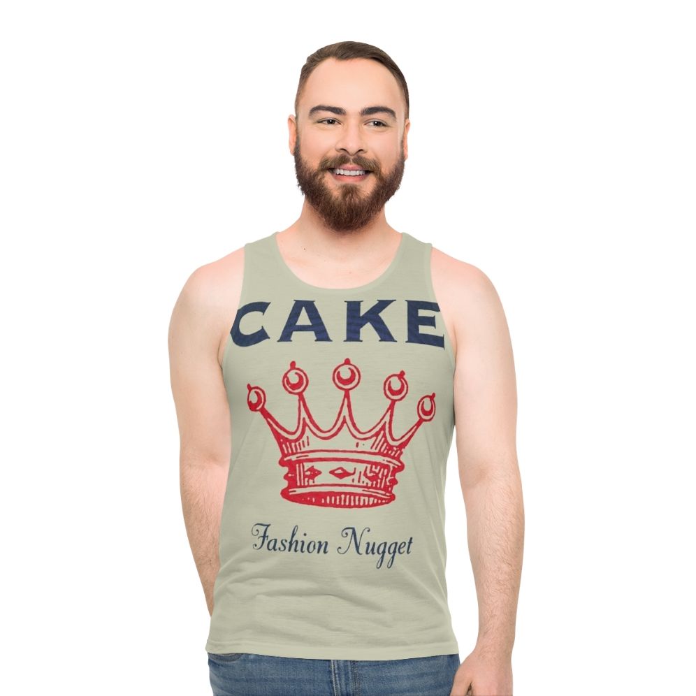 Unisex fashion tank top with music album graphic