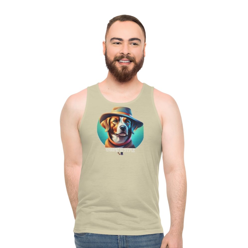 Fashionable unisex tank top for stylish pets