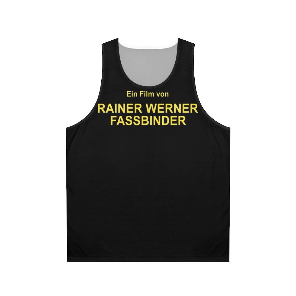 Unisex tank top inspired by Rainer Werner Fassbinder films