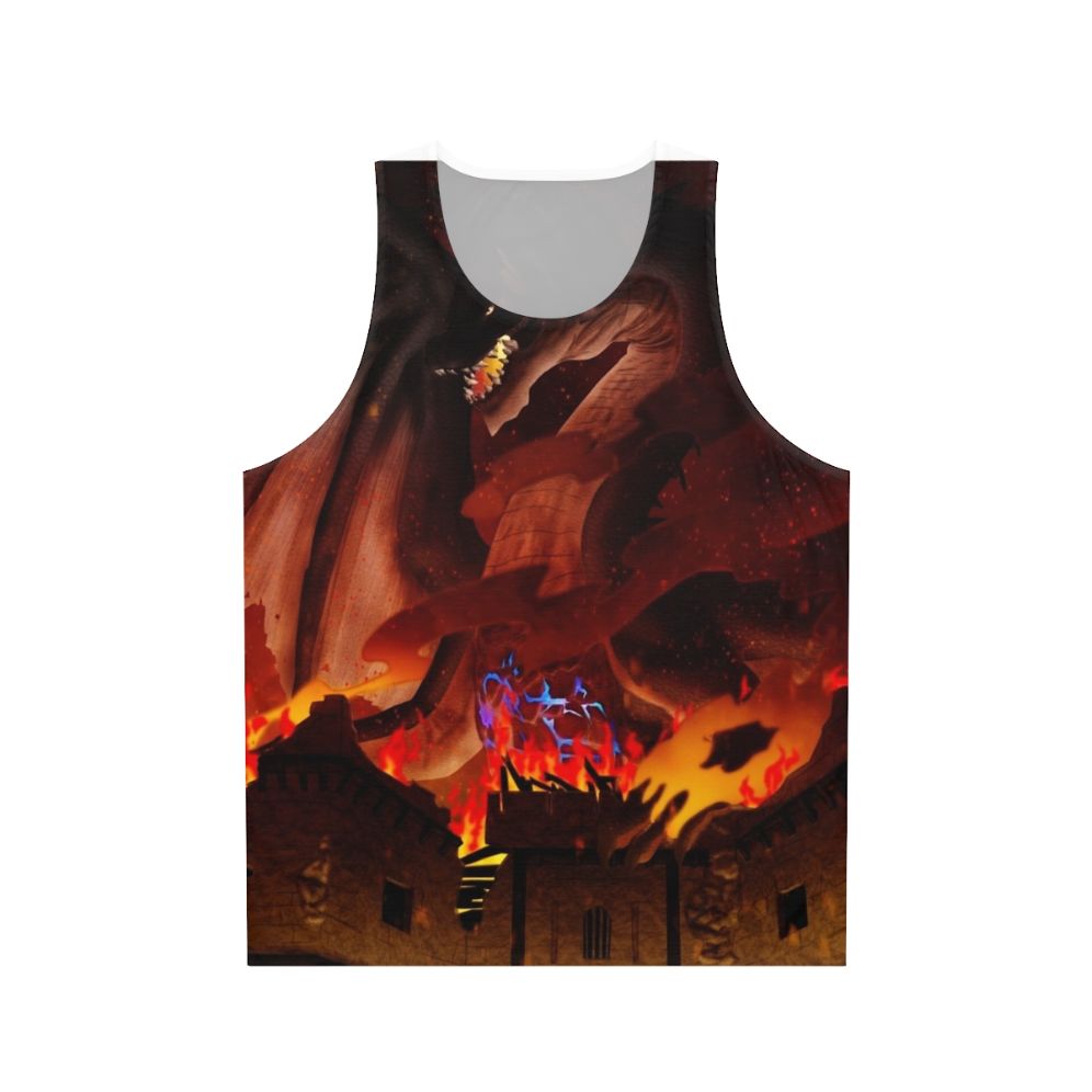 Fatalis dragon unisex tank top with gaming inspired design