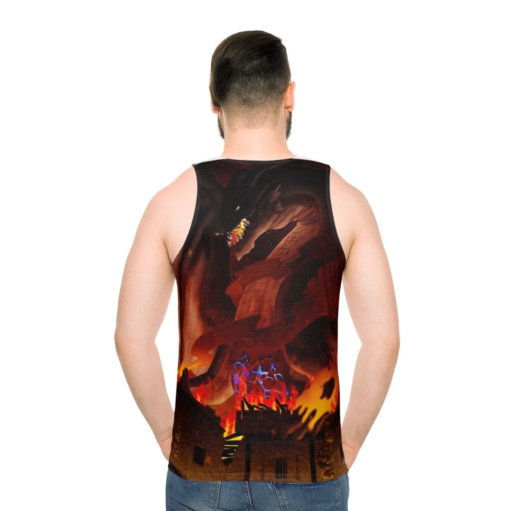 Fatalis dragon unisex tank top with gaming inspired design