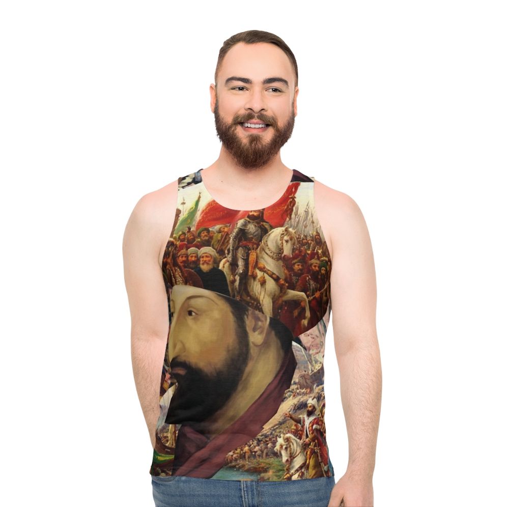 Fatih Sultan Mehmet Ottoman Empire Unisex Tank Top