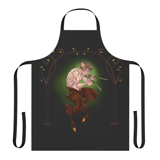 Faun-inspired apron featuring mythological creature design
